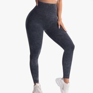 Amazon Women's High-Waist Black Washed Jeggings